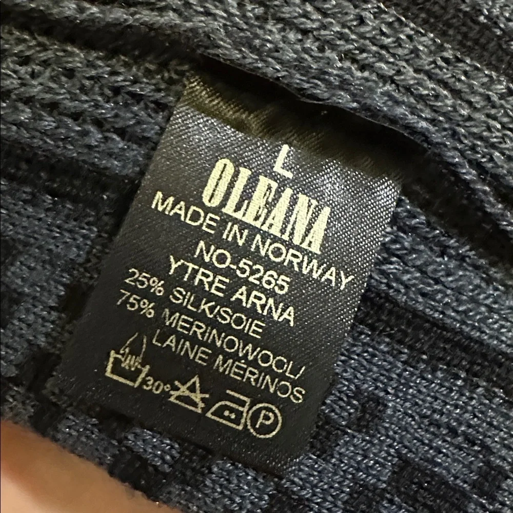 Oleana Merino and Silk Open Front Longline Cardigan EUC L